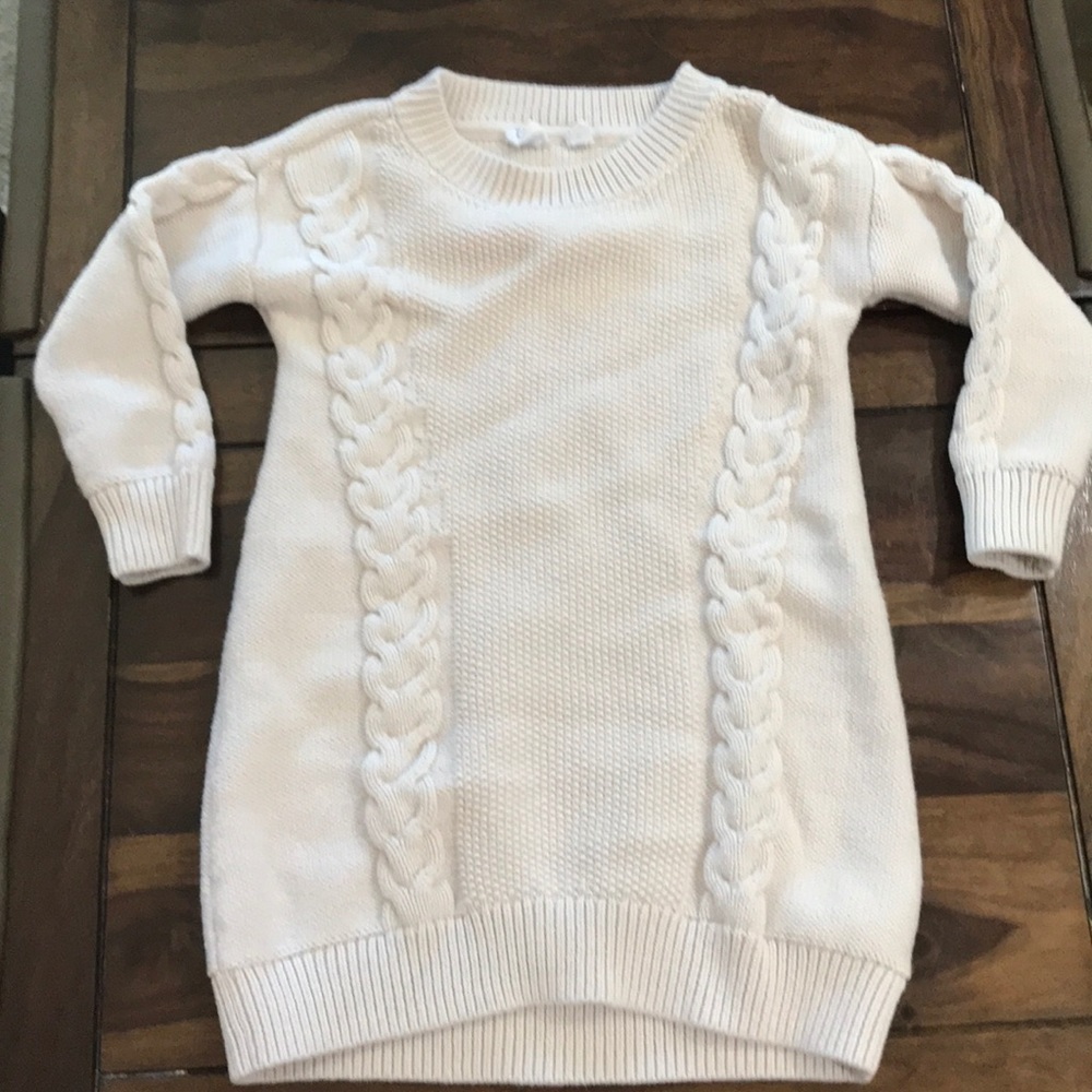 Gap cream sweater dress size XS